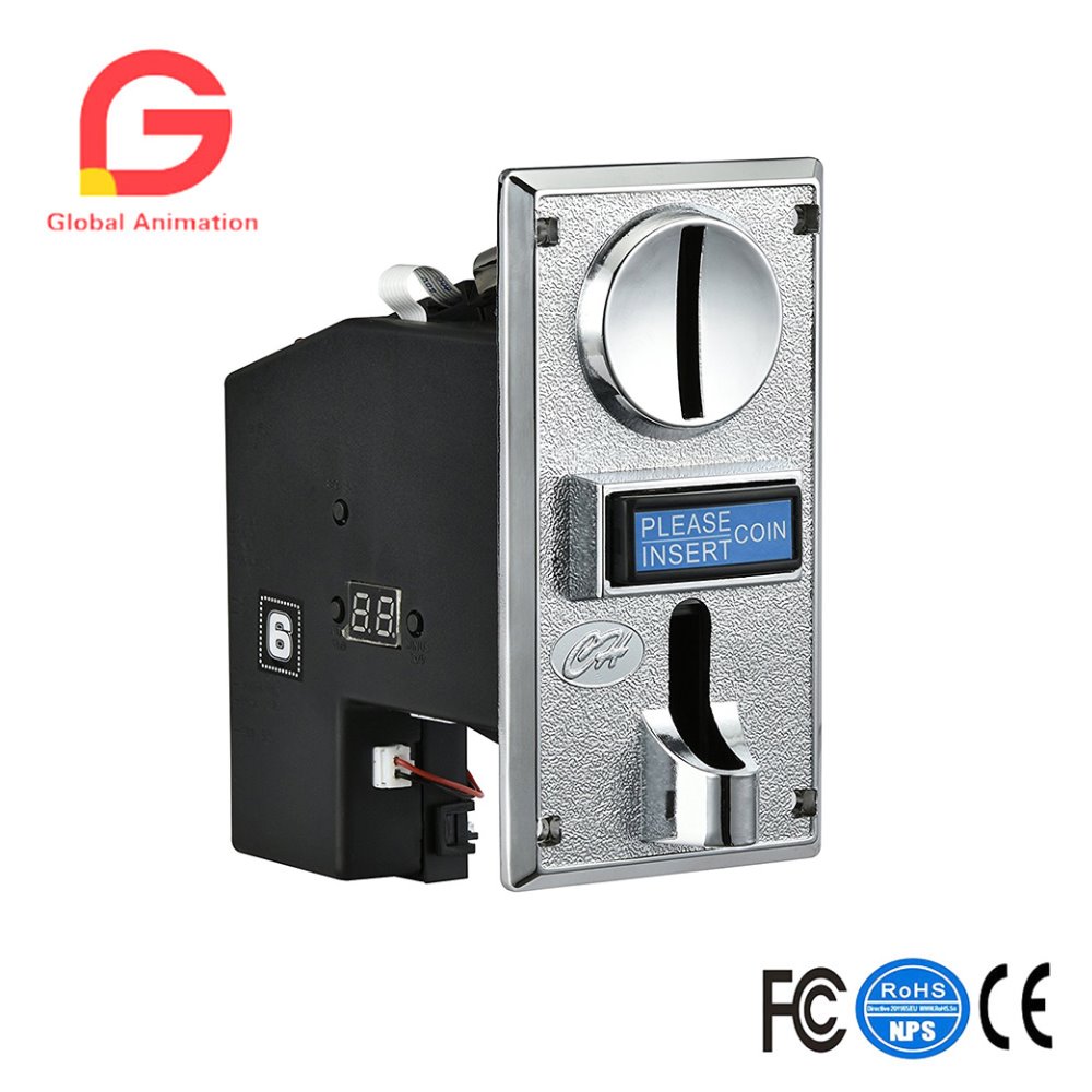 Arcade Vending & Laundry Revenue - CH-924, 4 Multi Coin Mech Acceptor