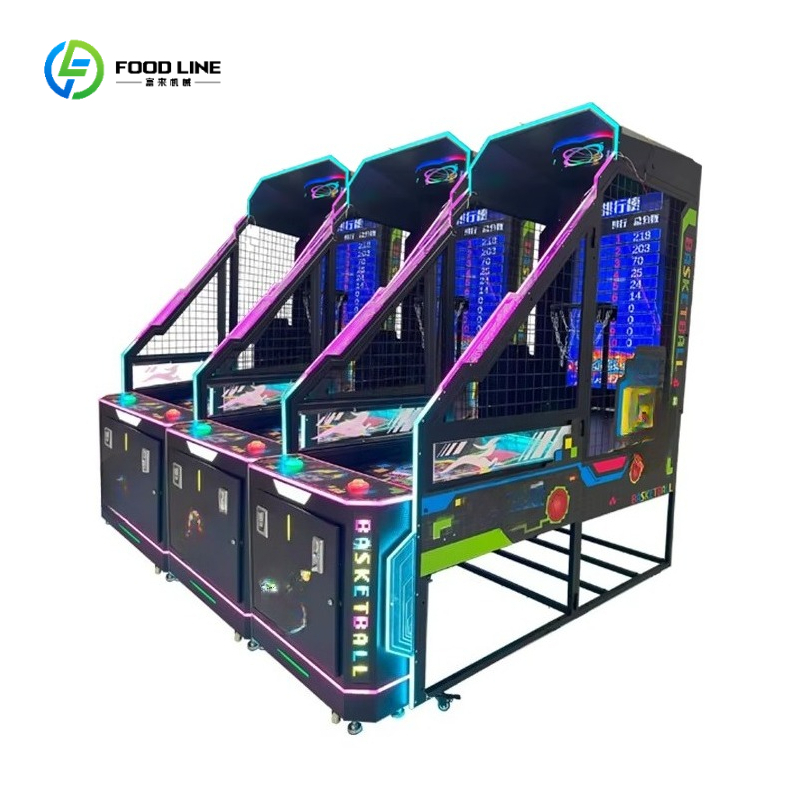 Lcd Screen Arcade - Commercial Coin-Operated Basketball Game Machine -
