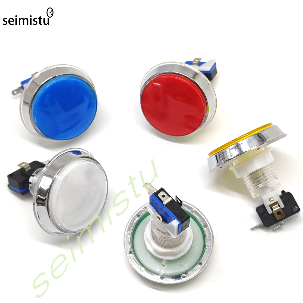 60mm Chrome 12V Flat Arcade LE - Arcade Game Vending Machine ulasan dan harga