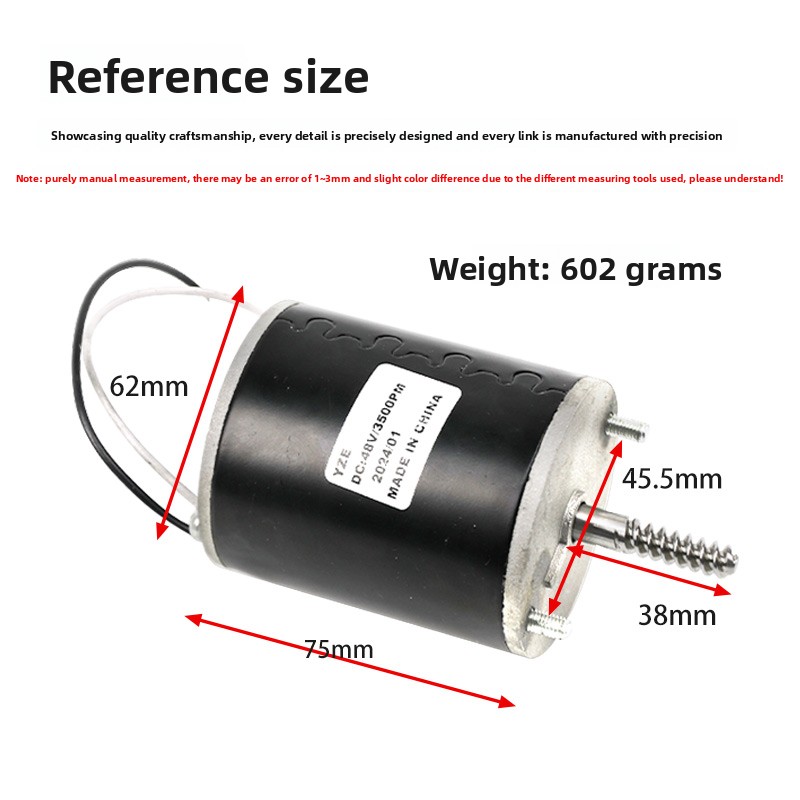 General 48V High Speed Motor G - Crane Claw Motor ulasan dan harga