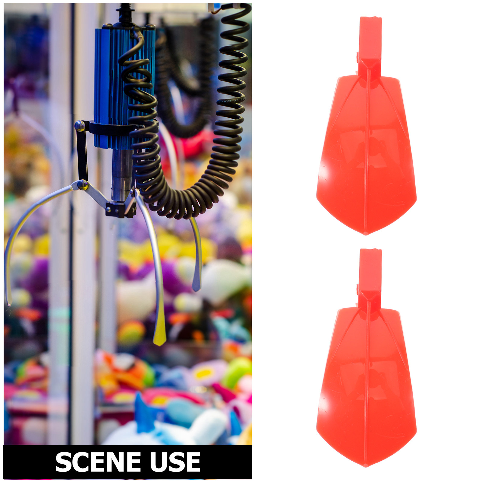 6Pcs Plastic Claw Machine Claw - Arcade Vending & Laundry Revenue ulasan dan harga