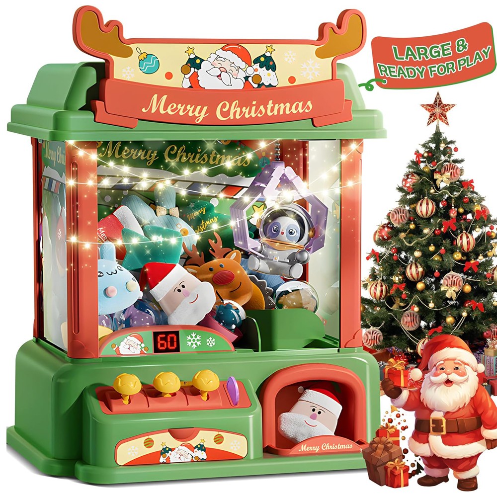 Christmas Claw Machine For Kid - Arcade Vending & Laundry Revenue ulasan dan harga