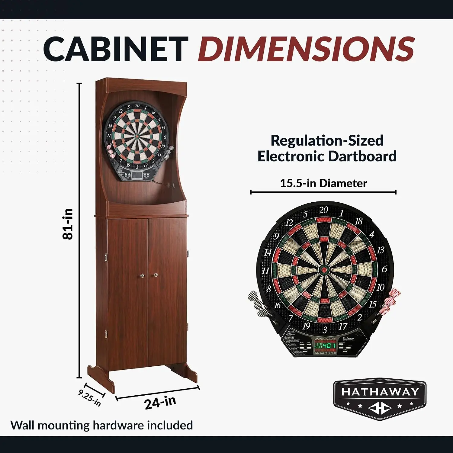 Outlaw Electronic Dart Board C - Electronic Dartboard Cabinet ulasan dan harga