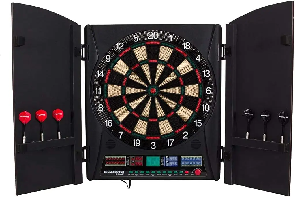 BestsellerMarauder 5.0 Electro - Electronic Dartboard Cabinet ulasan dan harga