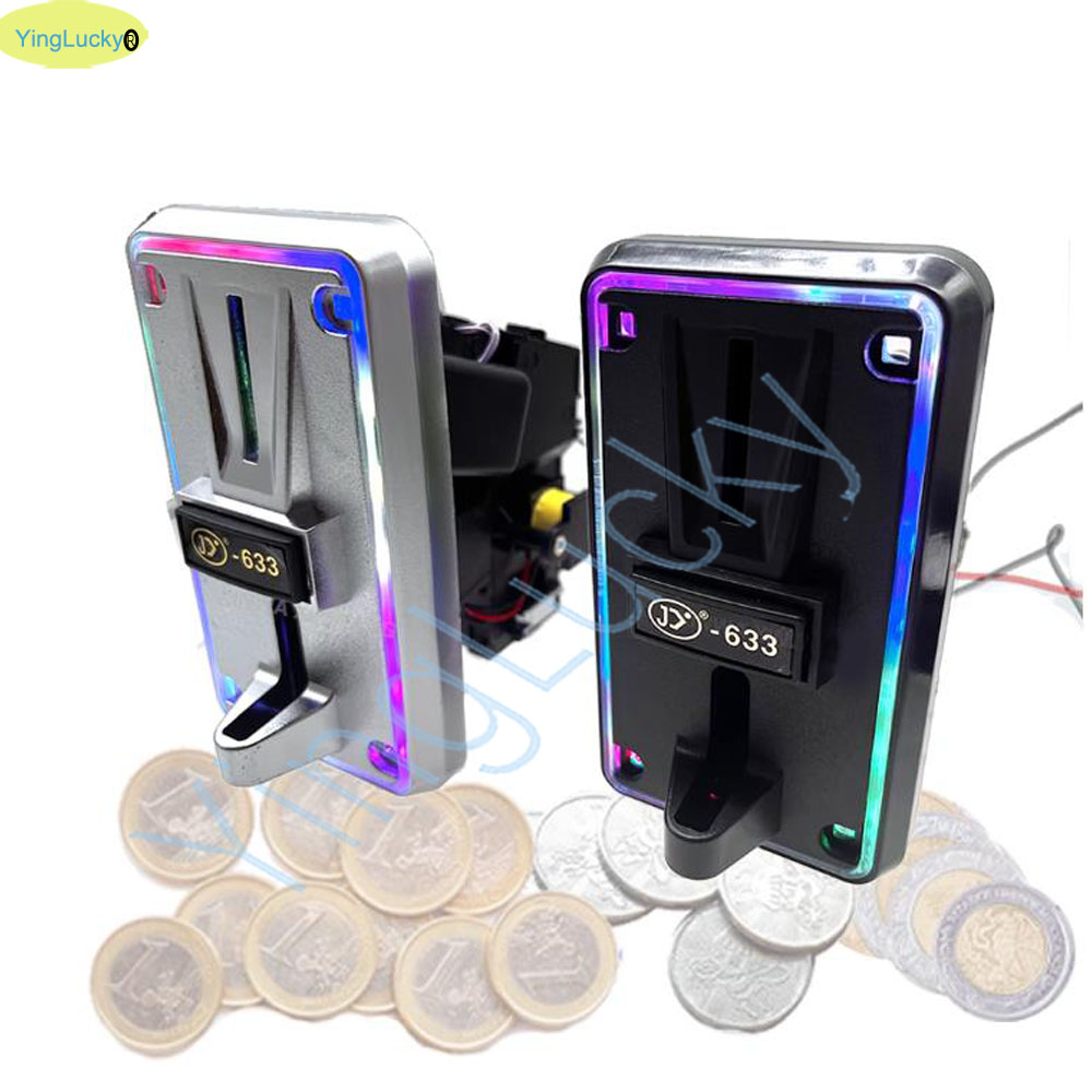 Colorful LED Multi Coin Accept - Arcade Vending & Laundry Revenue ulasan dan harga