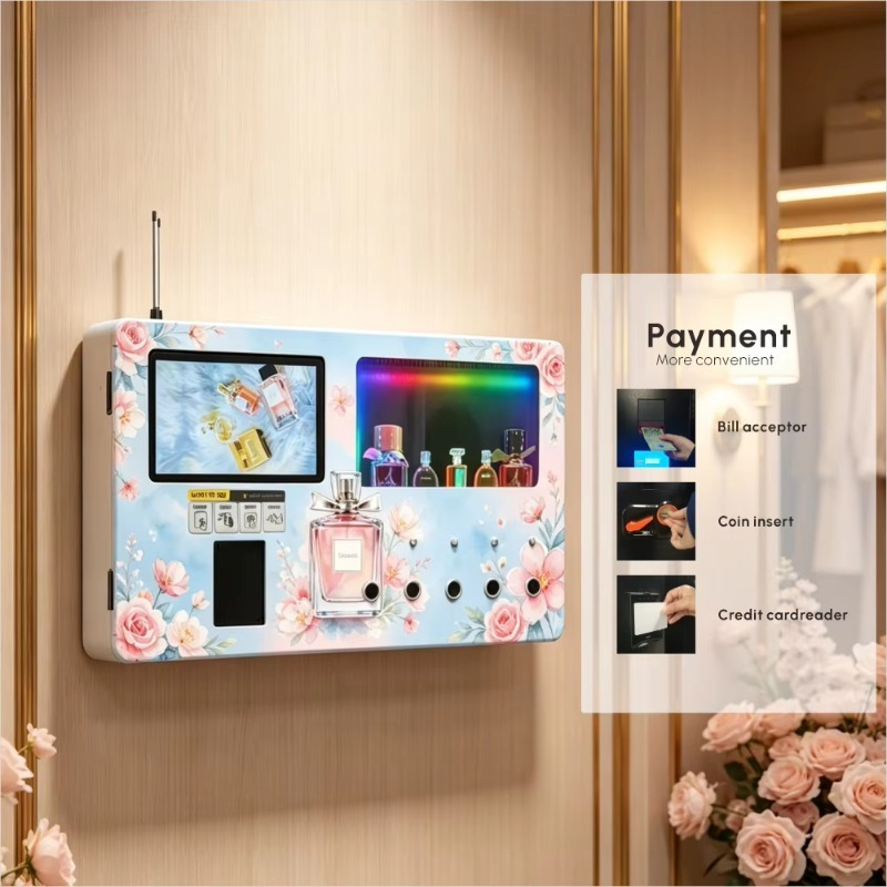 Coin Operated Perfume Vending  - Bill Acceptor Vending ulasan dan harga