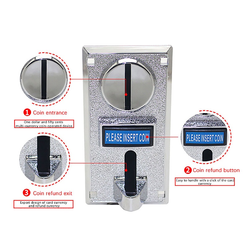 616 Electronic Multi Coin Acce - Arcade Games And Vending ulasan dan harga