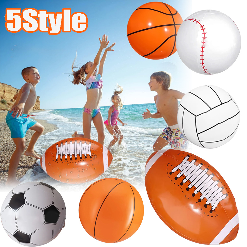 Inflatable Beach Ball Football - Basketball Arcade Game ulasan dan harga