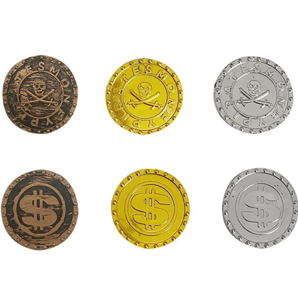 100/200PCS Plastic Pirate Gold - Arcade Game Coin ulasan dan harga