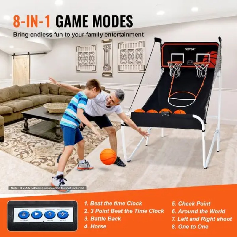 【Hot Item】Foldable Basketball  - Arcade Games & Vending Llc ulasan dan harga