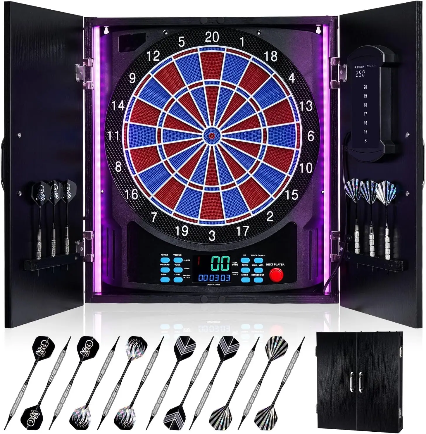 Electronic Dart Board, Electri - Electronic Dartboard Cabinet ulasan dan harga
