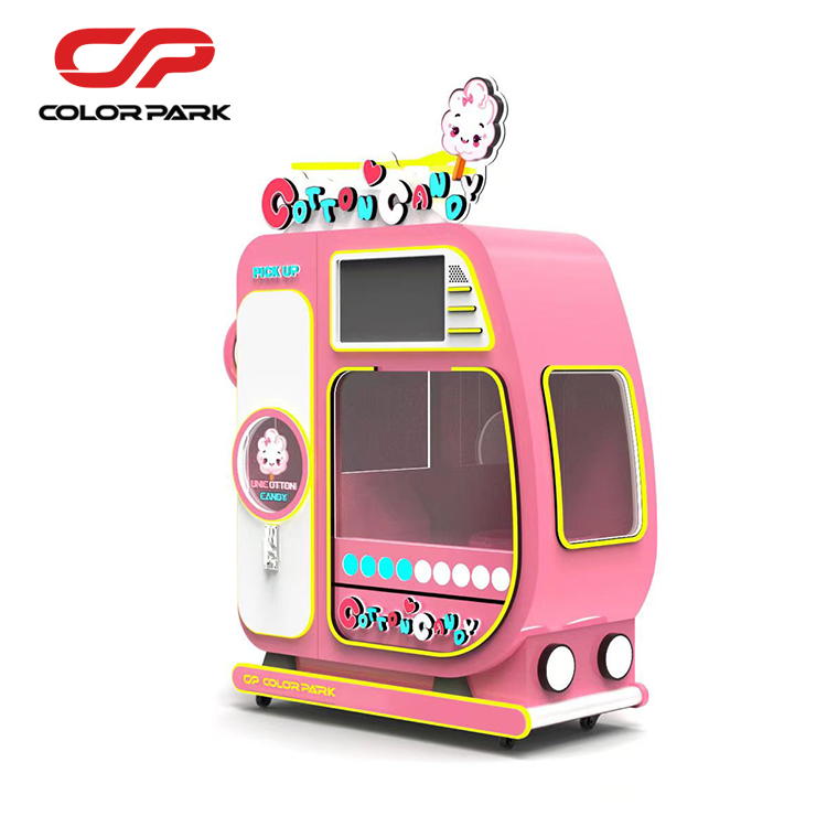 Colorful Automatic Cotton Cand - Bill Acceptor Vending ulasan dan harga