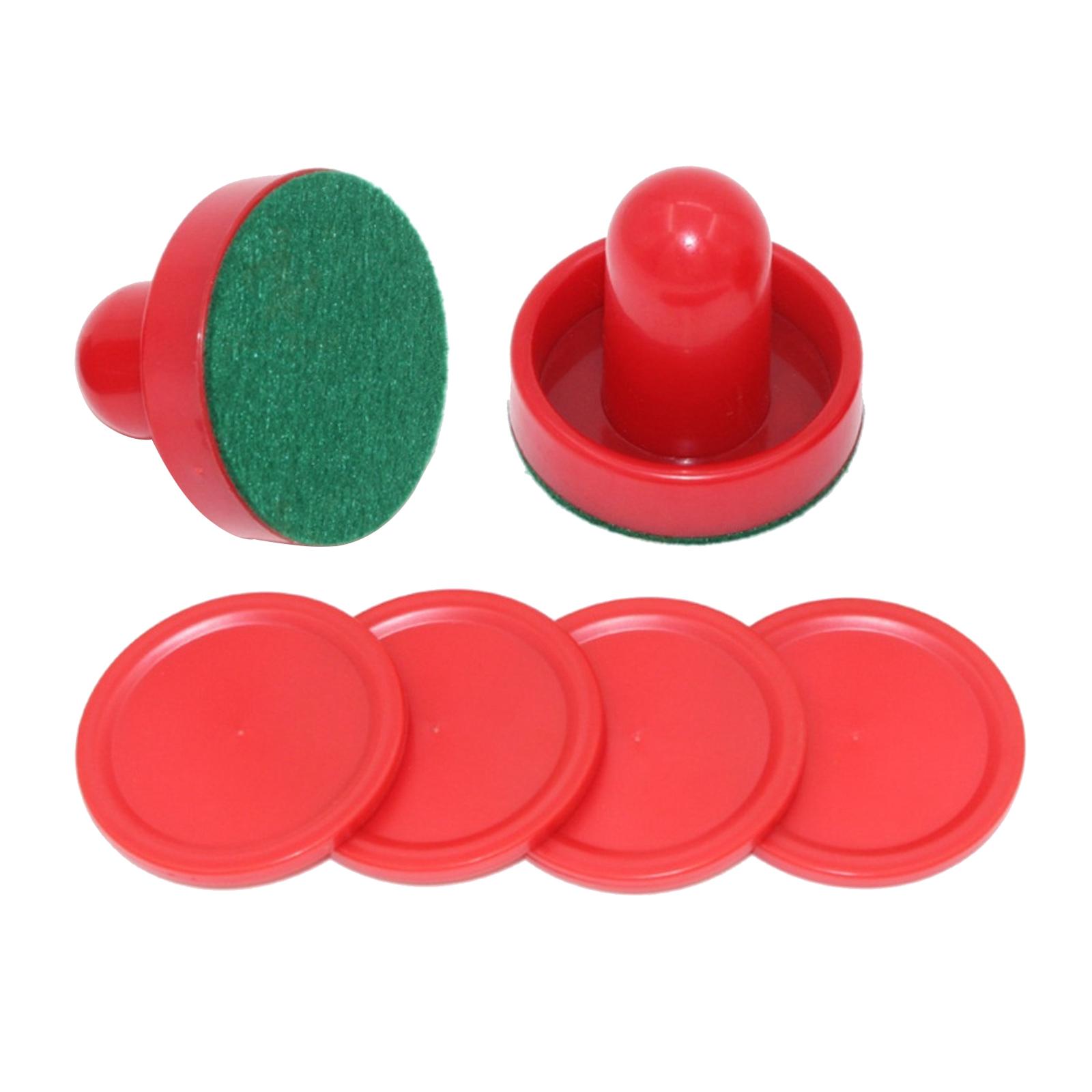 2PCS  Pushers and 4PCS Pucks G - Air Hockey Table ulasan dan harga
