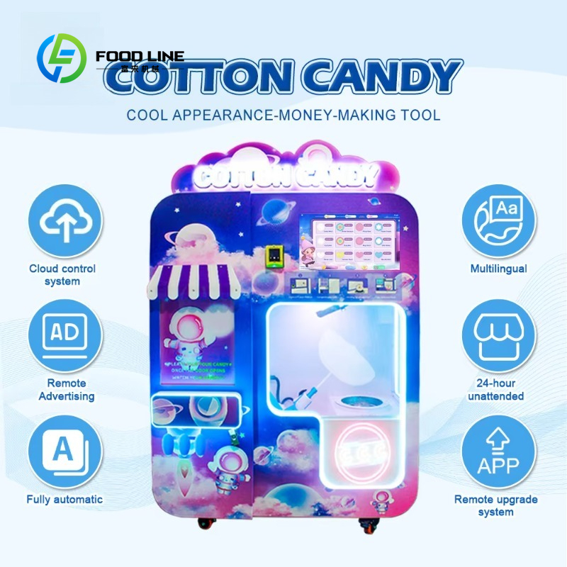 Customized Cotton Candy Vendin - Bill Acceptor Vending ulasan dan harga