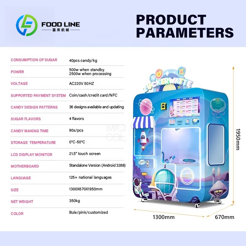Customized Cotton Candy Vendin - Bill Acceptor Vending ulasan dan harga